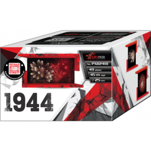 1944 ist eine 49 Schuss Batterie von Piromax