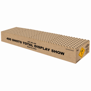 400 Shots Total Display Show ist ein 400 Schuss Verbund von Magnum Feuerwerk