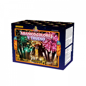 Abanico colores y trueno