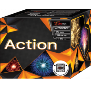 Action 25 Schuss Batterie von Piromax feuerwerk
