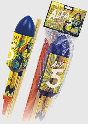 Alfa 5 ist eine Rakete von Iskra in der Kat. F3