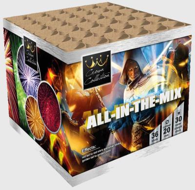 All-In the Mix ist eine 36 schuss batterie von Magnum Feuerwerk