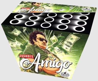 Amigo ist eine 25 Schuss Batterie von SR Pyro