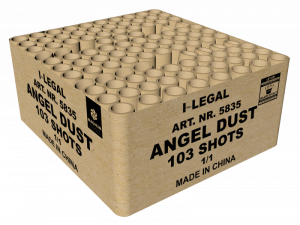 Angel Dust ist eine 103 schuss batterie von Magnum Feuerwerk
