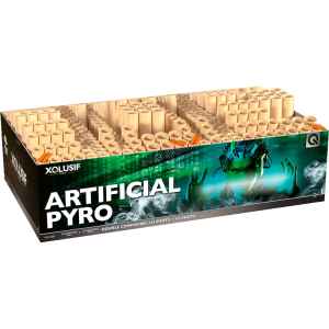 Artificial Pyro ist ein 228 Schuss Verbund von Volt