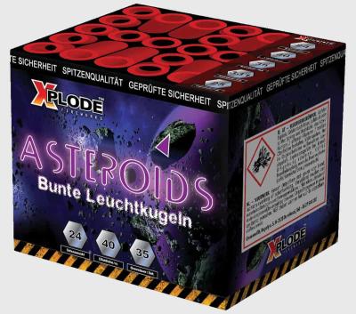Asteroids ist eine 24 Schuss Batterie von Xplode