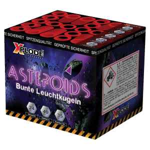 Asteroids ist eine 24 Schuss Batterie von Xplode