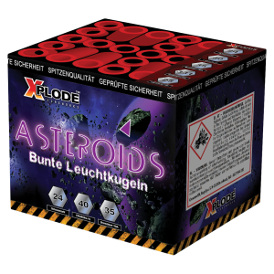 Asteroids ist eine 24 Schuss Batterie von Xplode