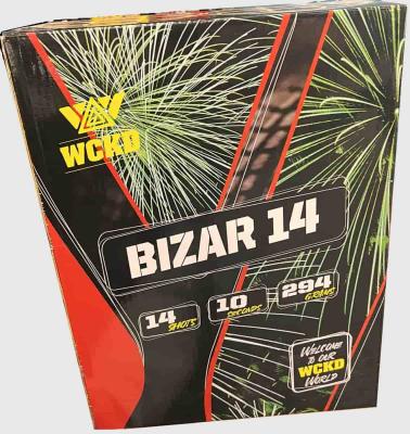 Bizar 14 sind zwei verbundene Single Shots von Magnum Feuerwerk