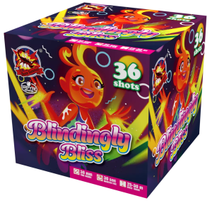 Blindingly Bliss ist eine 36 Schuss Batterie von SRPyro