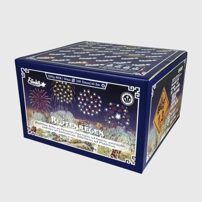 Blütenregen ist ein 100 Schuss Verbund von Funke Feuerwerk