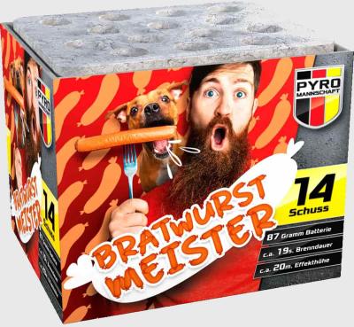 Bratwurst Meister ist eine 14 Schuss Batterie von Lesli.
