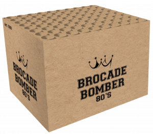 Brocade Bomber ist eine 80 schuss batterie von Magnum Feuerwerk