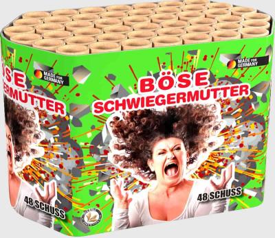 Böse Schwiegermutter 48 Schuss Batterie von Lesli feuerwerk