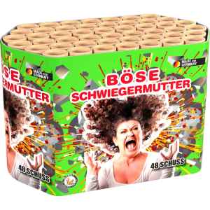 Böse Schwiegermutter 48 Schuss Batterie von Lesli feuerwerk