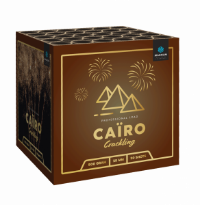 Cairo Crackling ist eine 25 schuss batterie von Magnum Feuerwerk