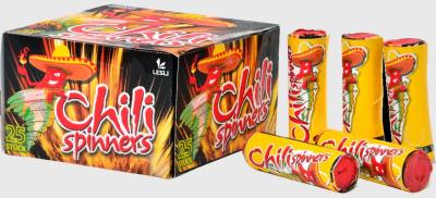 Chili Spinners sind Bodenwirbel von Lesli feuerwerk