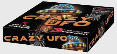 Crazy UFO sind 3-stufige Ufos mit grüner Spitze zu einem Knistereffekt