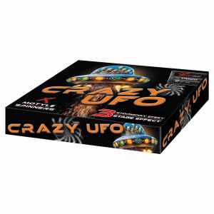 Crazy UFO sind 3-stufige Ufos mit grüner Spitze zu einem Knistereffekt