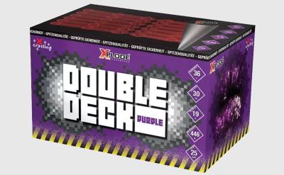 Double Deck Purple 36 Schuss Fächerbatterie von Xplode feuerwerk