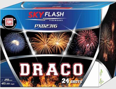 Draco ist eine 24 Schuss Batterie von Piromax