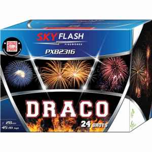 Draco ist eine 24 Schuss Batterie von Piromax