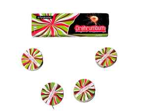 Drehrumbum sind silberne Drehkreisel von Pyro Art feuerwerk