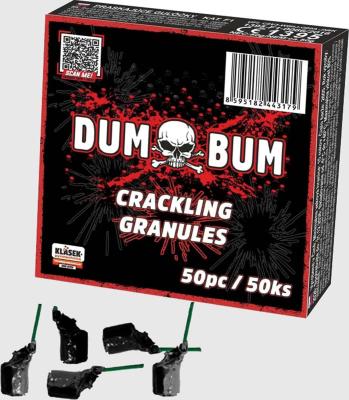 Dumbum Crackling Granules sind Crackling Meteoriten von Klasek