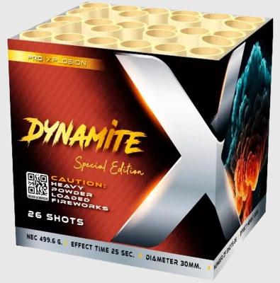 Dynamite ist eine 26 Schuss Batterie von Pro Xplosion