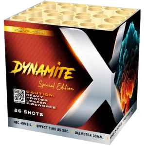 Dynamite ist eine 26 Schuss Batterie von Pro Xplosion