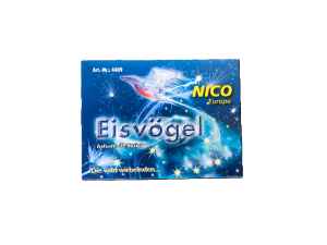 Eisvögel sind 8 hüpfende und blau sprühende Ringe von Nico feuerwerk