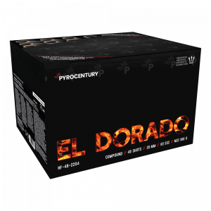 El Dorado ist ein 48 Schuss Verbund von Pyrocentury