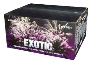 Exotic ist ein 72 Schuss Verbund von Pyrocentury