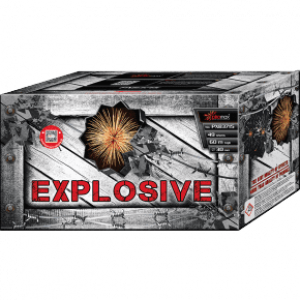 Explosive ist eine 49 Schuss Batterie von Piromax