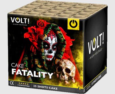 Fatality ist eine 25 Schuss Batterie aus der Volt! Serie von Vuurwerktotaal