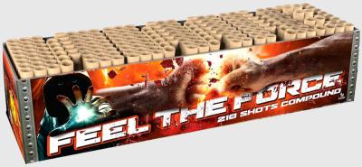 Feel the Force ist ein 210 Schuss Verbund von Lesli