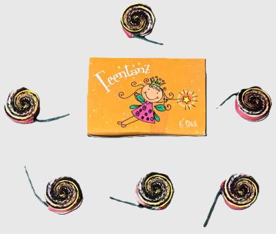 Feentanz sind Silberkreisel von Pyro Art feuerwerk