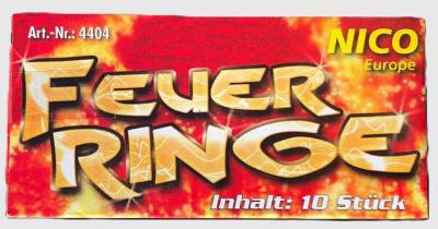 Feuerringe sind hüpfende und feuersprühende Ringe von Nico feuerwerk