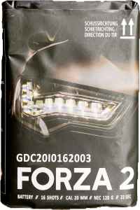 Forza 2 ist eine 16 Schuss Batterie von Pyrocentury
