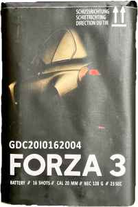 Forza 3 ist eine 16 Schuss Batterie von Pyrocentury