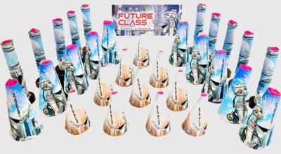 Future Class von Lesli ist ein extra großes Sortiment mit 30 Vulkanen und Fontänen
