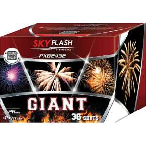 Giant ist eine 36 Schuss Batterie von Piromax.