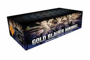 Gold Blauer Himmel ist ein 126 Schuss Verbund von Pyrocentury