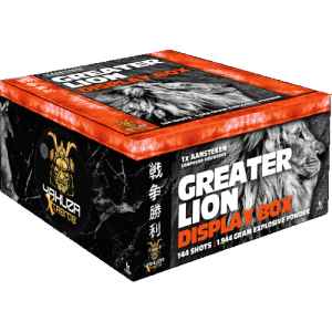 Greater Lion = Prezident Piro, 144 Schuss Verbund von Lesli feuerwerk