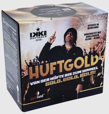 Hüftgold ist eine 13 Schuss Batterie von Pyroland