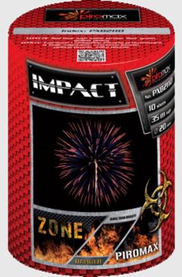 Impact 10 Schuss Batterie von Piromax feuerwerk
