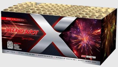 Inferno Burst ist ein 108 Schuss Verbund von Pro Xplosion