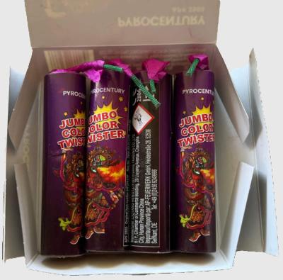 Jumbo Color Twister sind Bodenwirbel von Pyrocentury