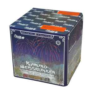 Kamuro Weißblinker 36 Schuss Batterie von Funke feuerwerk