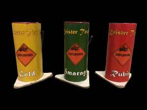 Knister-Teufel Gold/Smaragd/Rot sind Feuertöpfe von Lonestar feuerwerk